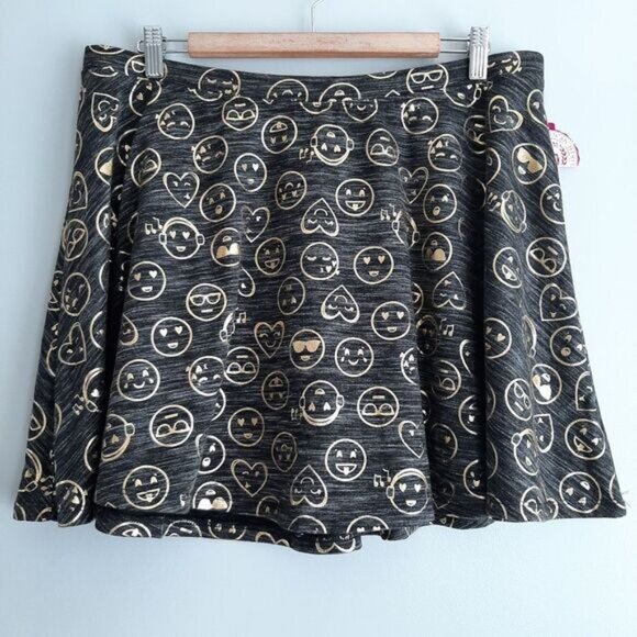 AUTHENTIC AMERICAN HERITAGE \ 2X Terry Circle Mini Skirt Blue & Black Sz 20 - Picture 10 of 15